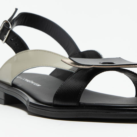 SC20 NERO SANDALO DONNA IN PELLE