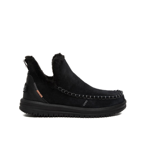 CAMDEN SUEDE BLACK STIVALETTO DONNA IN PELLE