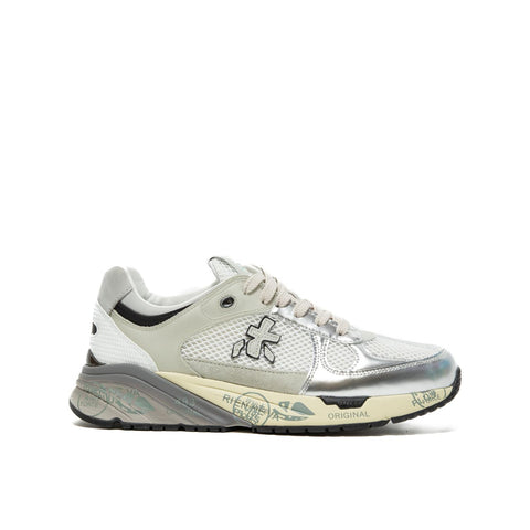 MASED ARGENTO SNEAKERS DONNA IN PELLE