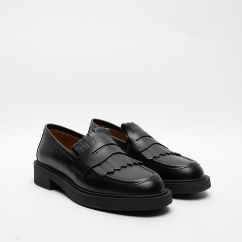 97N5 BLACK MOCASSINO DONNA IN PELLE