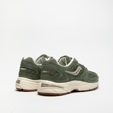 GRID JAZZ 9 OLIVE SNEAKERS UNISEX IN PELLE