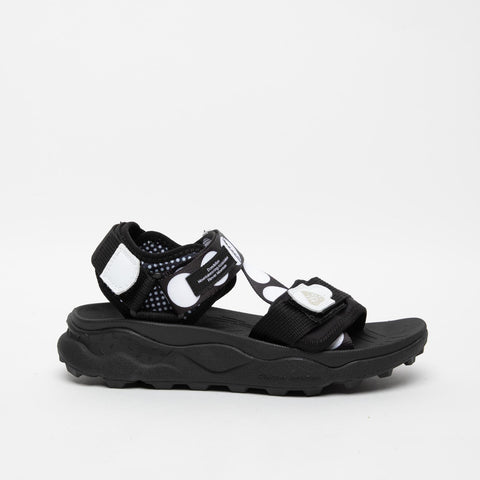 NAZCA 2 BLACK/WHITE SANDALO DONNA IN TESSUTO