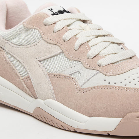 WINNER CREAMY WN ROSA/BEIGE SNEAKERS DONNA IN PELLE E TESSUTO