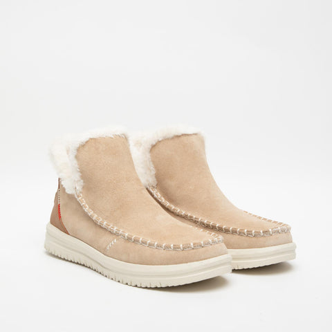 CAMDEN SUEDE TAN STIVALETTO DONNA IN PELLE