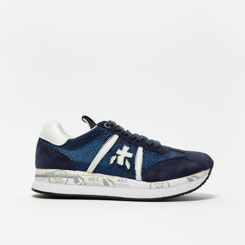 CONNY BLU SNEAKERS DONNA IN PELLE