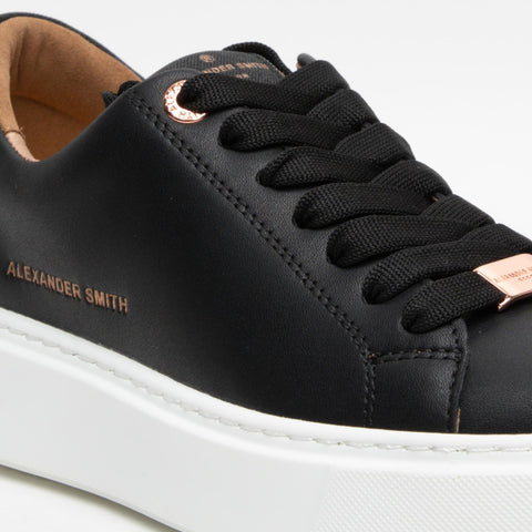 LONDON BLACK SNEAKERS DONNA IN PELLE
