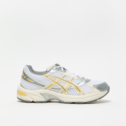 GEL-1130 WHITE FADED YELLOW SNEAKERS DONNA IN TESSUTO