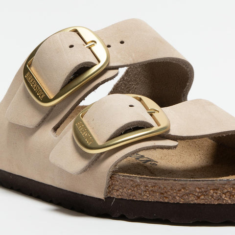 ARIZONA BIG BUCKLE SANDCASTLE CIABATTA DONNA IN PELLE