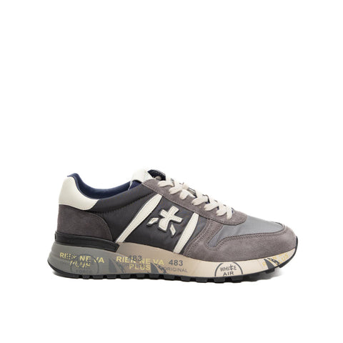 LANDER GREY 6906 SNEAKERS UOMO IN PELLE