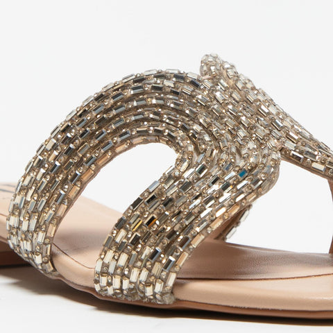 AV6801 SOFT NUDE CIABATTA DONNA CON STRASS