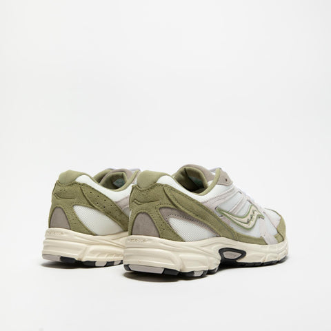 RIDE MILLENNIUM WHITE GREEN SNEAKERS UNISEX IN PELLE