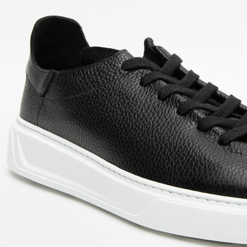 752U NERO SNEAKERS UOMO IN PELLE