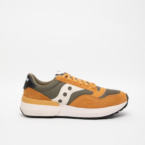 JAZZ NXT OLIVE TAN SNEAKERS UOMO IN PELLE