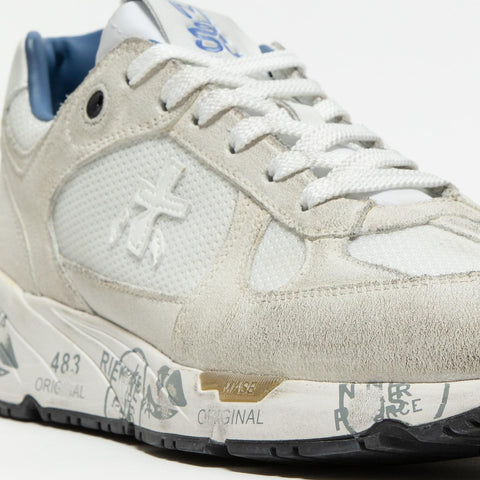 MASE BIANCO SNEAKERS UOMO IN PELLE