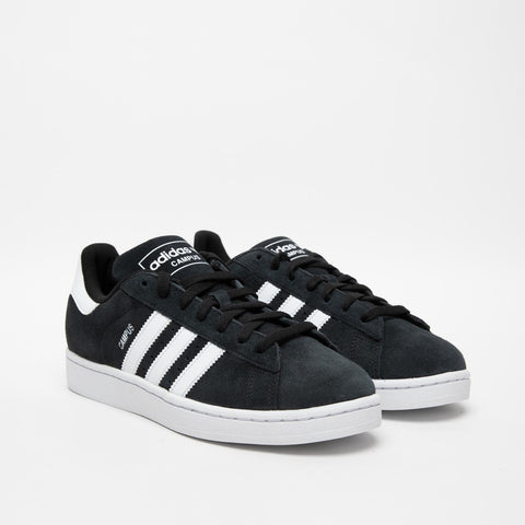 CAMPUS 2 CBLACK/FTWWHT/FTWWHT SNEAKERS UNISEX IN PELLE