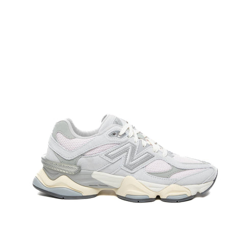U9060SFB GRIGIO/ROSA SNEAKERS DONNA IN PELLE E TESSUTO