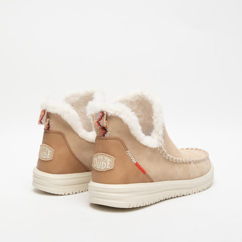CAMDEN SUEDE TAN STIVALETTO DONNA IN PELLE