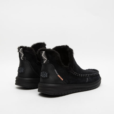 CAMDEN SUEDE BLACK STIVALETTO DONNA IN PELLE