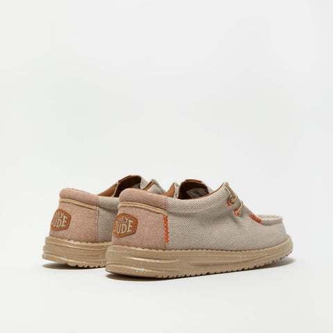 WALLY COASTLINE JUTE SILVER SNEAKERS UOMO IN TESSUTO