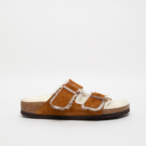 ARIZONA SHEARLING MINK CIABATTA DONNA IN PELLE