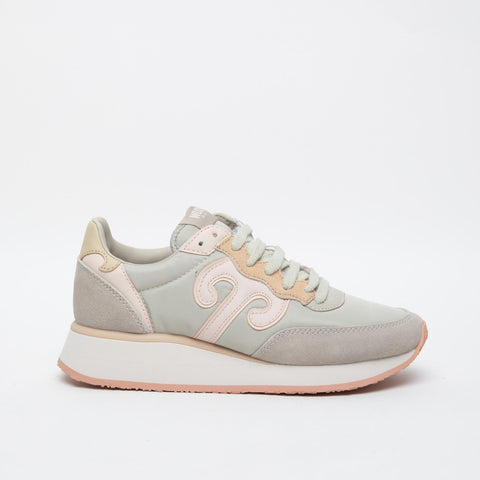 MASTER VERDE SALVIA SNEAKERS DONNA IN PELLE E NYLON