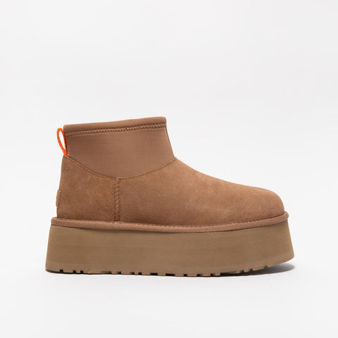 CLASSIC MINI DIPPER CHESTNUT STIVALETTO DONNA IN PELLE