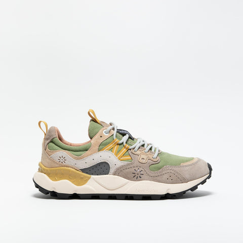 YAMANO 3 LIGHT BROWN MILITARE SNEAKERS UOMO IN PELLE