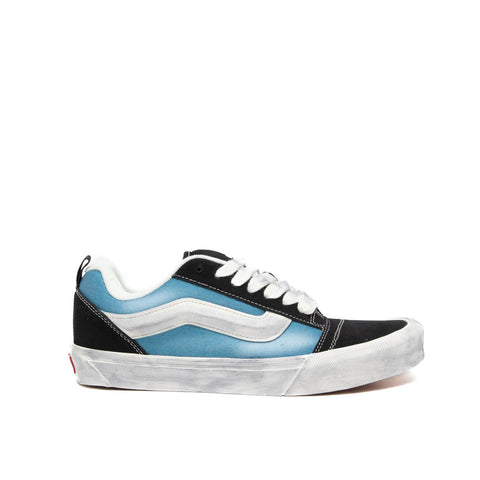 KNU SKOOL WASHED BLUESTONE SNEAKERS UNISEX IN PELLE