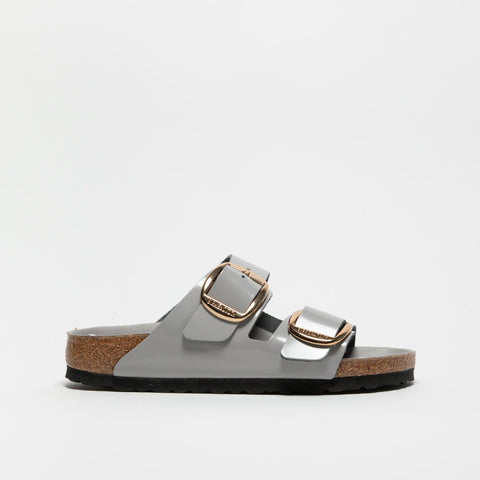 ARIZONA BIG BUCKLE HIGH SHINE STONE COIN CIABATTA DONNA IN PELLE
