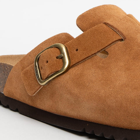 FEA NEW COGNAC SABOT DONNA IN PELLE