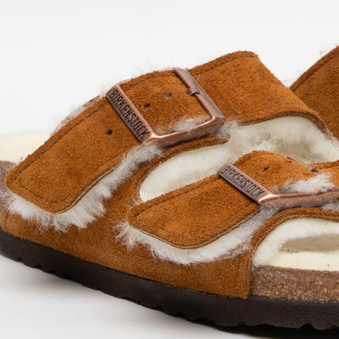 BIRKENSTOCK ARIZONA SHEARLING MINK1001135CUOIO