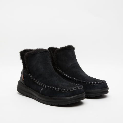 HEY DUDE CAMDEN SUEDE BLACK42028-060NERO