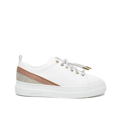 967 BIANCO SNEAKERS DONNA IN PELLE