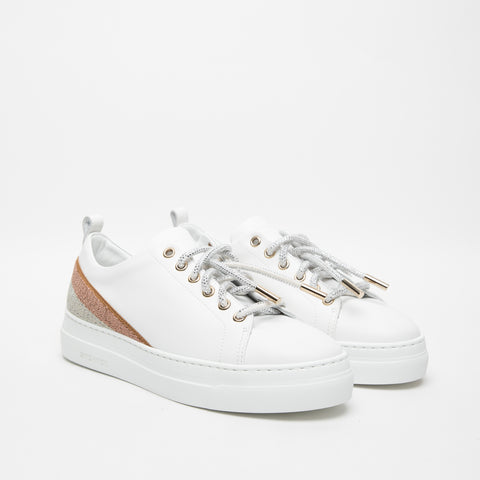 967 BIANCO SNEAKERS DONNA IN PELLE