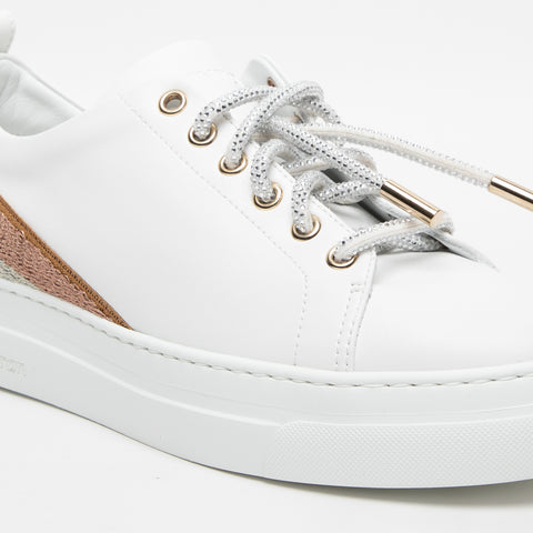 967 BIANCO SNEAKERS DONNA IN PELLE