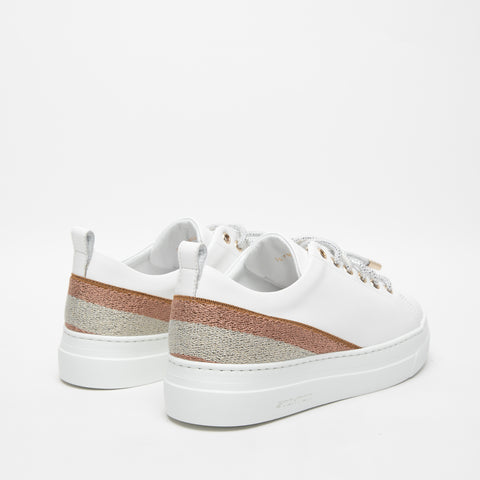 967 BIANCO SNEAKERS DONNA IN PELLE