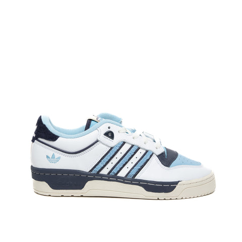 RIVALRY LOW WHITE/BLUE/LIGHT BLUE MEN'S LEATHER SNEAKERS