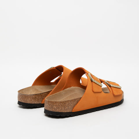 ARIZONA BURNT ORANGE CIABATTA DONNA IN BIRKO-FLOR