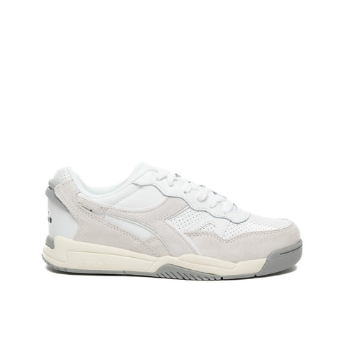 WINNER SL WHITE UNISEX SNEAKERS IN LEATHER AND SYNTHETIC