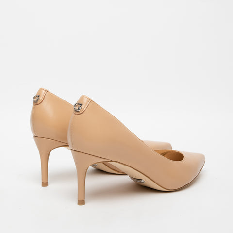 DECOLLETE BEIGE DONNA IN PELLE