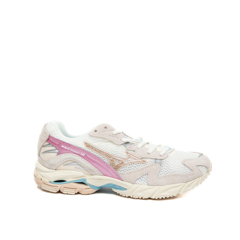 WAVE RIDER 10 BIANCO/BEIGE/ROSA SNEAKERS DONNA IN PELLE E TESSUTO