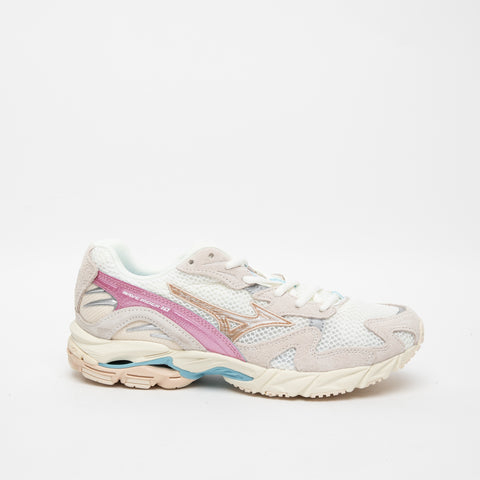 WAVE RIDER 10 BIANCO/BEIGE/ROSA SNEAKERS DONNA IN PELLE E TESSUTO