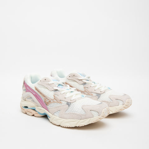 WAVE RIDER 10 BIANCO/BEIGE/ROSA SNEAKERS DONNA IN PELLE E TESSUTO