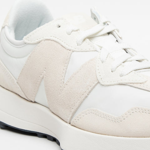 WS327MF CREAM WOMEN'S SNEAKERS IN LEATHER AND FABRIC