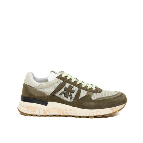 LANDECK VERDE SNEAKERS UOMO IN PELLE E TESSUTO