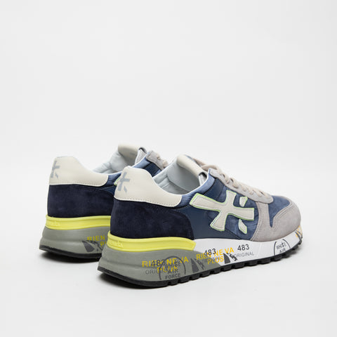 MICK BLU SNEAKERS UOMO IN PELLE E TESSUTO