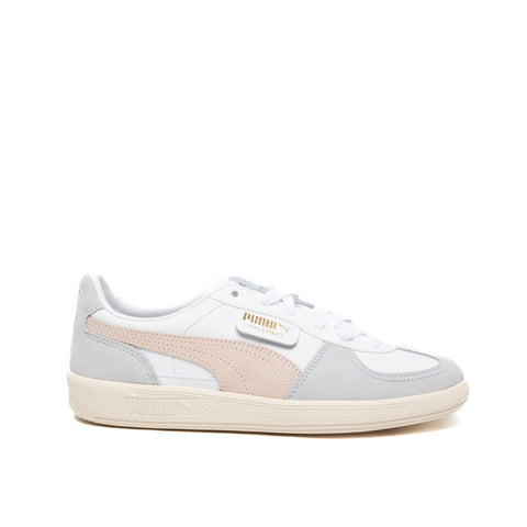 PALERMO LTH WHITE/ROSE WOMEN'S LEATHER SNEAKERS