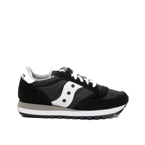 JAZZ ORIGINAL BLACK UNISEX SNEAKERS IN LEATHER AND FABRIC