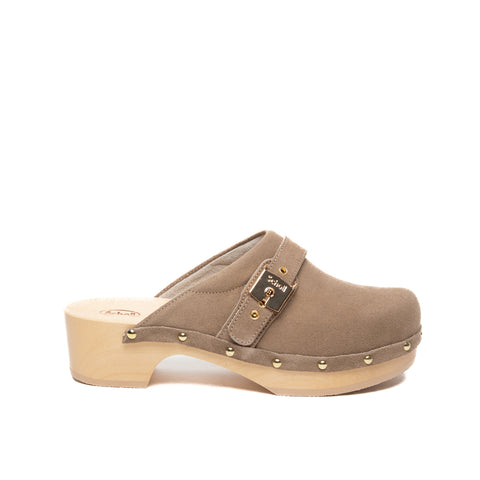 PESCURA CLOG 50 BEIGE SABOT DONNA IN PELLE