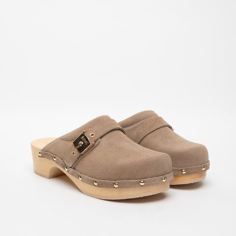 PESCURA CLOG 50 BEIGE SABOT DONNA IN PELLE